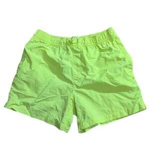 Old Navy Men’s Neon Green Swim Trunks XL Elastic Waist Nylon Shorts